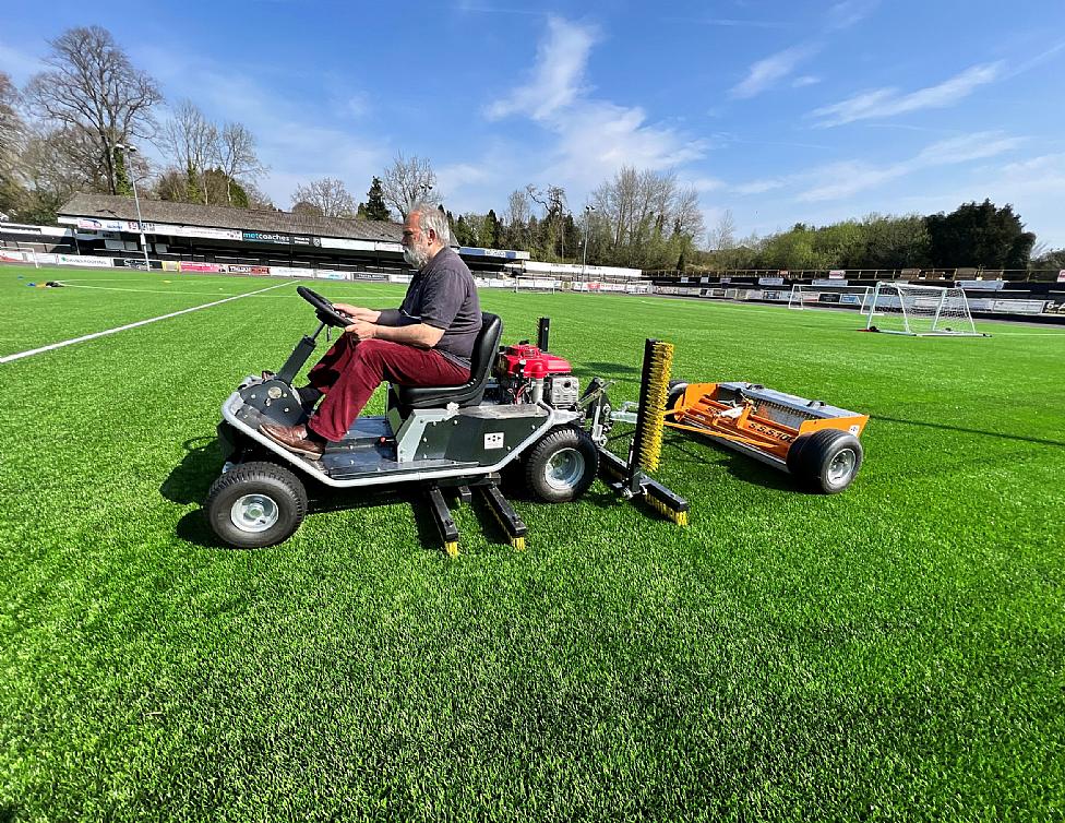 Article - A-range-of-SISIS-Synthetic-turf-maintenance-equipment-is-helping-to-helping-Merthyr-Town-FC